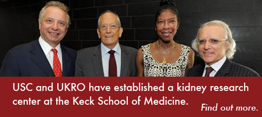 USC and UKRO Establish Kidney Research Center at Keck School of Medicine