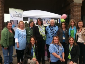 Valen and Donate Life team