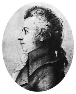 Mozart drawing Doris Stock 1789